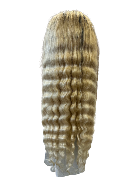 1b/613# ombre blonde front lace wigs (grade 10a)*