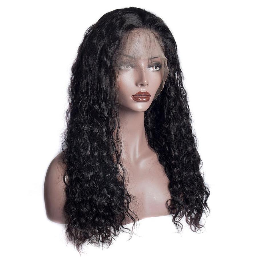 1b# natural black 360 lace wigs (grade 10a)*