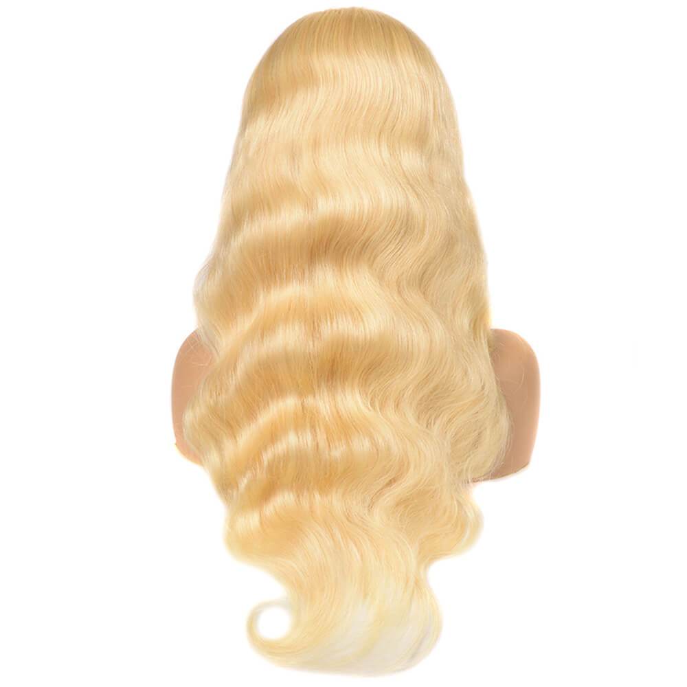 613# blonde t-part wigs (grade 10a)*